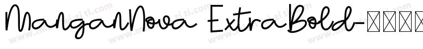 ManganNova ExtraBold字体转换